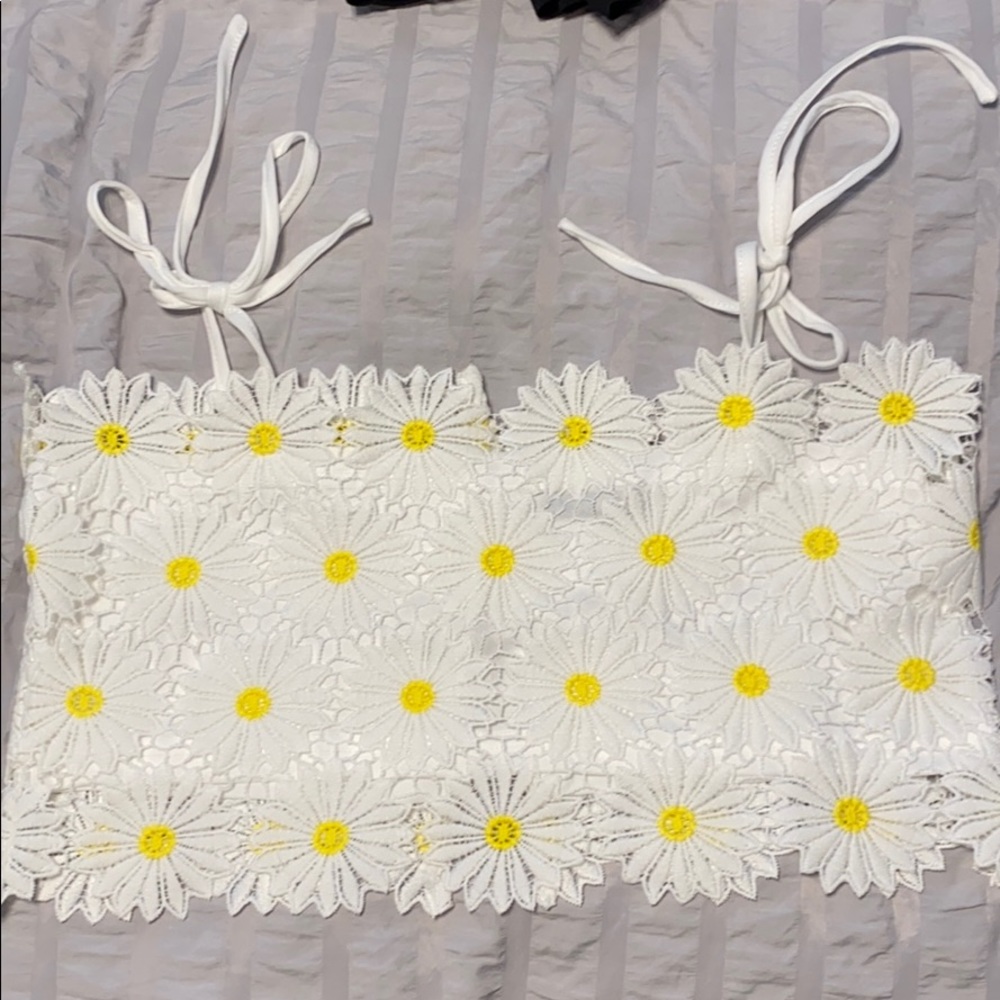 Sunflower crop top